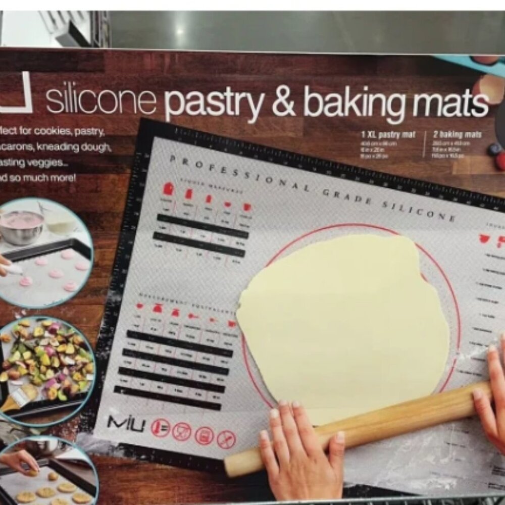 Miu Silicone Non-Stick Pastry & Baking Mats 3-Piece Set - Picture 5 of 5